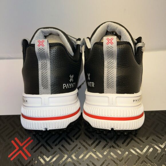 Payntr 003F Spiked Golf Shoes Grey/White Size 11.5 New in Box - Picture 6 of 9